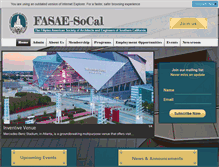 Tablet Screenshot of fasaesocal.org